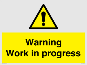 Warning Work in progress